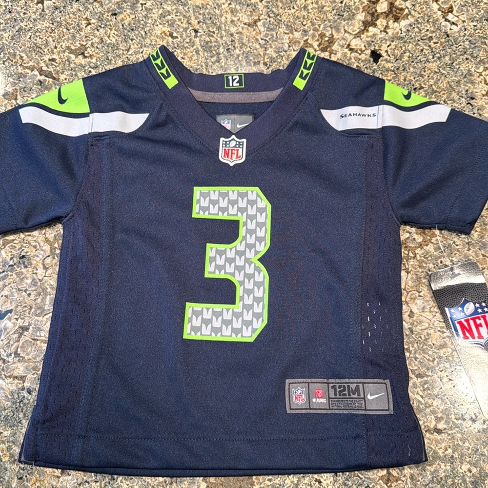 Seahawks jerseys boys 12 month